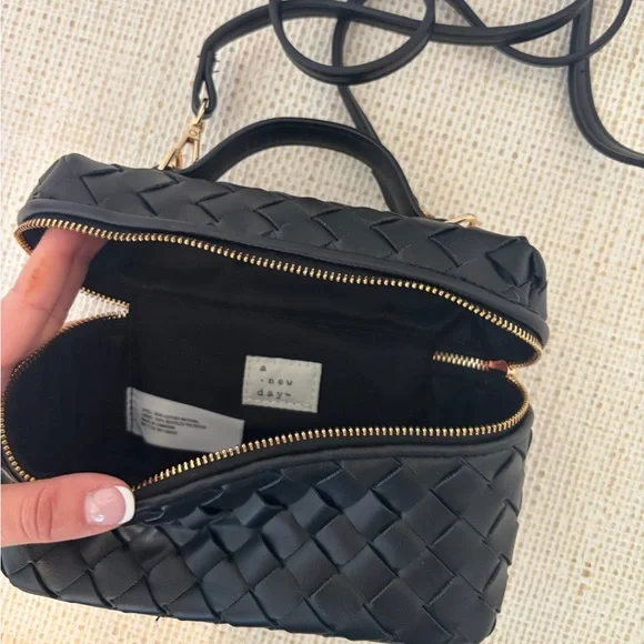 A New Day Check Top Handle Vanity Crossbody Bag - Picture 3 of 5